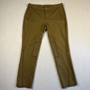 Athleta Hiking Pants Womens Tan Cotton blend with Pockets size 12